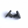Perilla redonda de aluminio para cajón de cocina, manija de un solo orificio, color negro mate