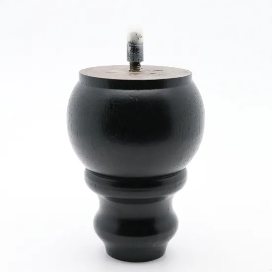 Patas de muebles de madera maciza con forma de calabaza hechas a medida, para gabinetes, sofás y camas 