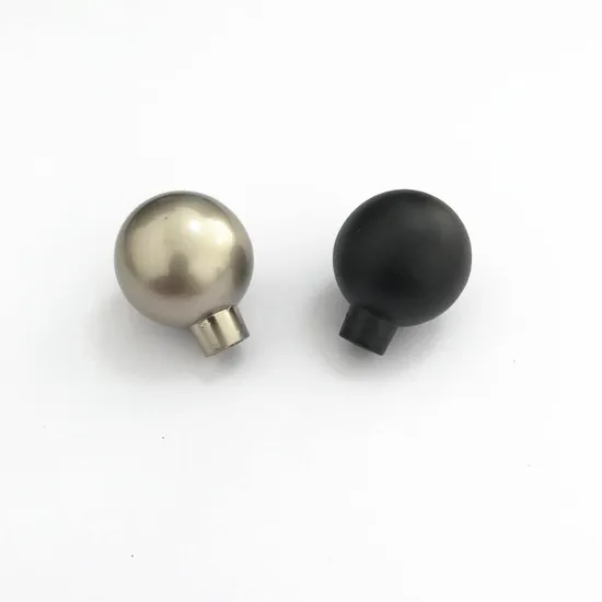 Perilla redonda de lujo del gabinete de cocina de la aleación del cinc del hardware de los muebles del acabado de la falta