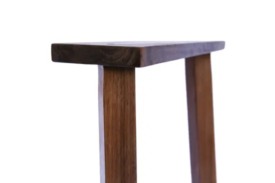 Patas de escritorio de estilo rústico de nogal negro macizo hechas a mano para muebles de granja