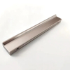 Tirador de aluminio cromado champán para cajón de armario de cocina