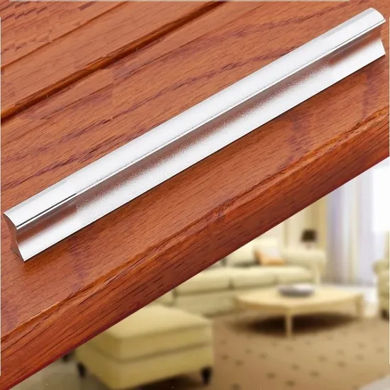 El cajón bicolor de las manijas del gabinete de cocina tira los botones de puerta de la aleación de aluminio