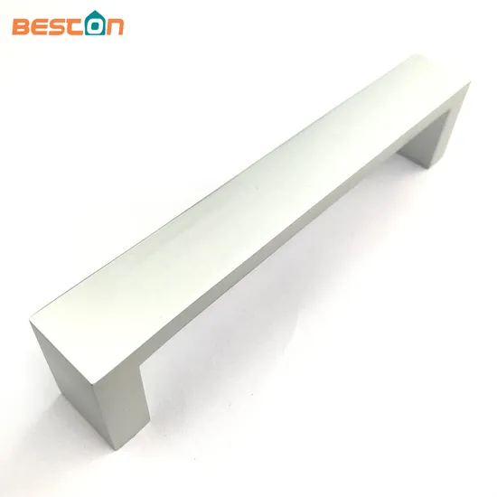 Muebles que encajan la manija cuadrada del gabinete de cocina del oro rosa de aluminio de la muestra moderna