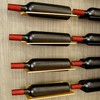 Soporte para vino Soporte para botellas de vino de pared de aluminio Estante para copas de vino