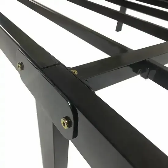 Marco de cama de metal del mismo tamaño montado fácil de los muebles elegantes del ahorro de espacio