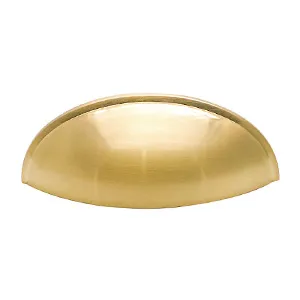 Manija de latón antiguo cepillado, herrajes para gabinete dorado, contenedor, taza, cajón, tirador