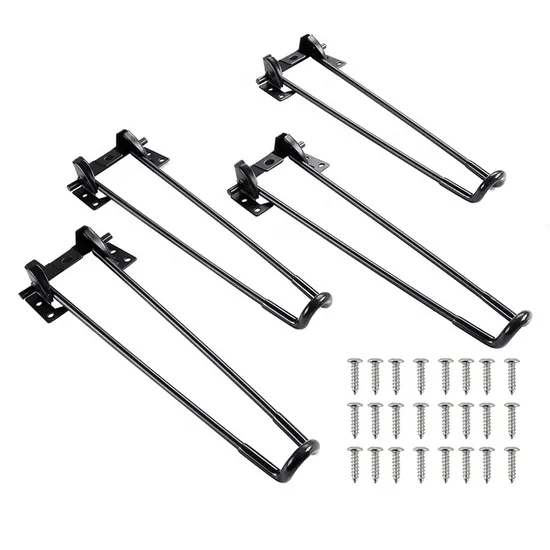 Patas de mesa plegables de alta resistencia, soportes industriales modernos de acero, capacidad de carga de 100 kg, aptas para bricolaje para mesas de café y escritorios