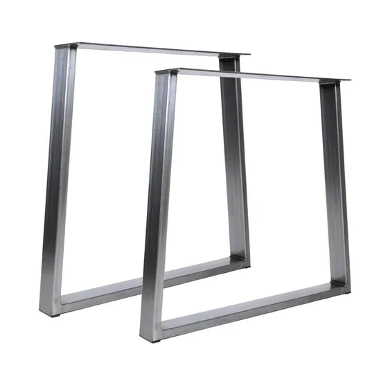 Patas resistentes para muebles, marco de patas de mesa de comedor de acero inoxidable
