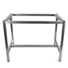 Escritorio de oficina moderno, mesa de comedor para ordenador portátil, marco de mesa de acero