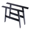Patas de mesa de comedor de metal de oficina industrial desmontable forjada moderna