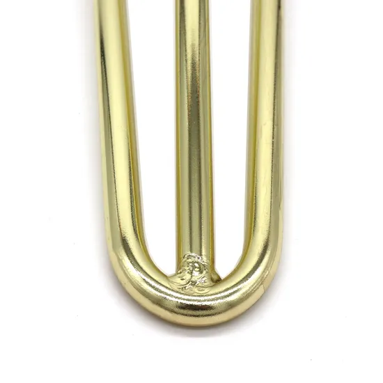 Patas de mesa de oro rosa con horquilla de muebles de metal de café de lujo