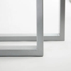 Pata de mesa de metal, patas de mesa de muebles de moda simples de acero inoxidable cuadradas