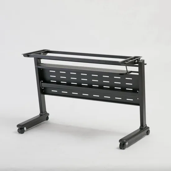 Marco de mesa plegable de metal ajustable de alta calidad con salida de fábrica