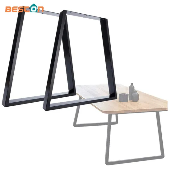Patas de mesa con estructura de café para comedor industrial de alta resistencia