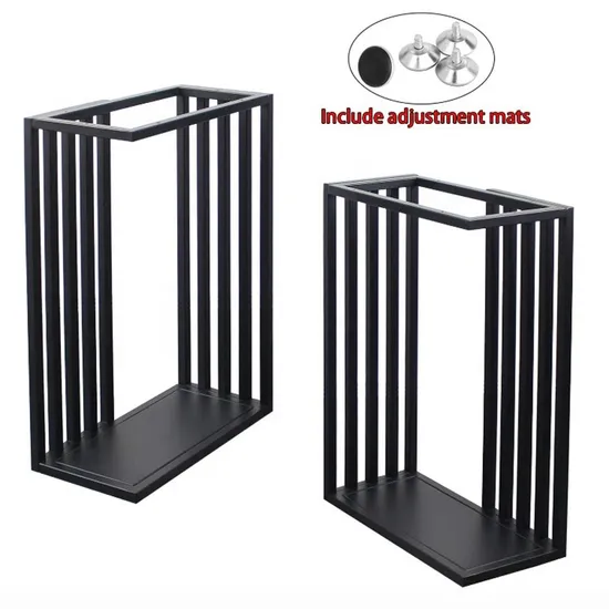 Comedor de patas de escritorio de interior de alta resistencia, base de banco, patas de mesa de centro