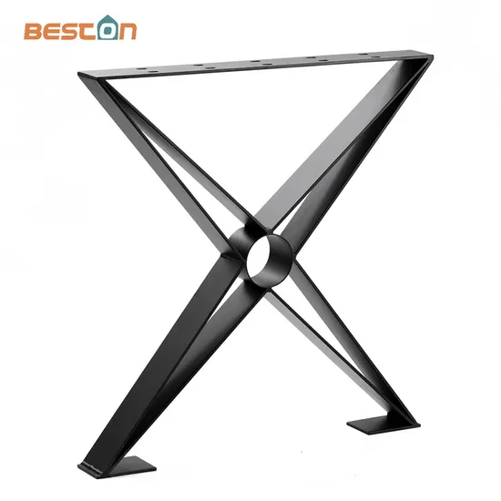 Patas de banco para silla de hierro Meta resistente DIY patas de mesa de centro negras