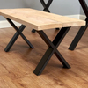 Patas de mesa de comedor de metal para muebles industriales al por mayor de acero y hierro