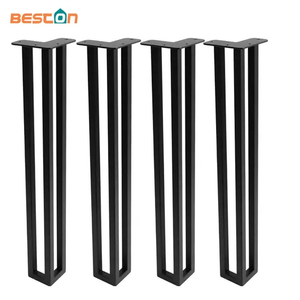 Patas de mesa de metal con soporte de banco industrial resistente de nuevo diseño