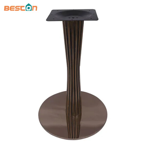 Patas de mesa de metal industrial resistente de acero inoxidable para muebles al por mayor